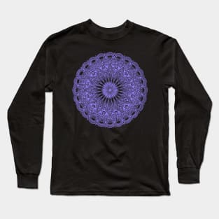 Mandala (pastel indigo) Long Sleeve T-Shirt